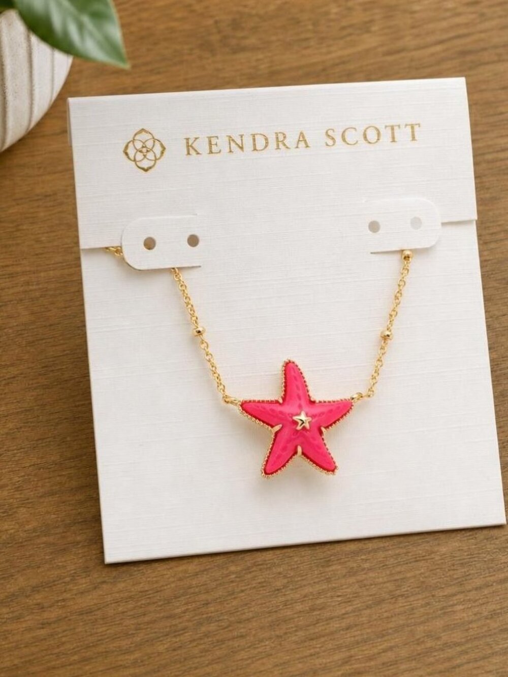 Kendra Scott Parker Gold Starfish Pendant Necklace